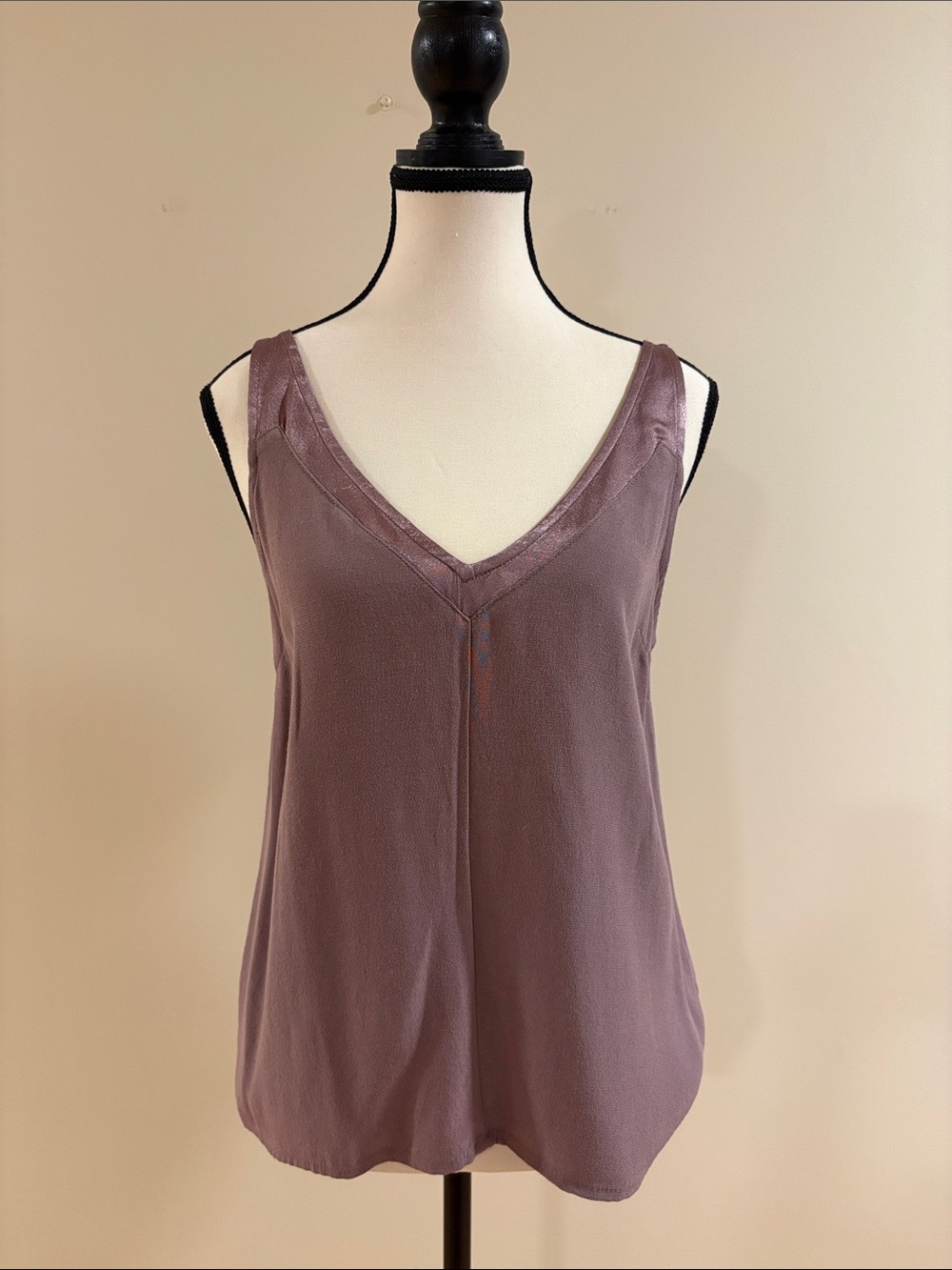Gentle Fawn Mauve V-Neck Sleeveless Top